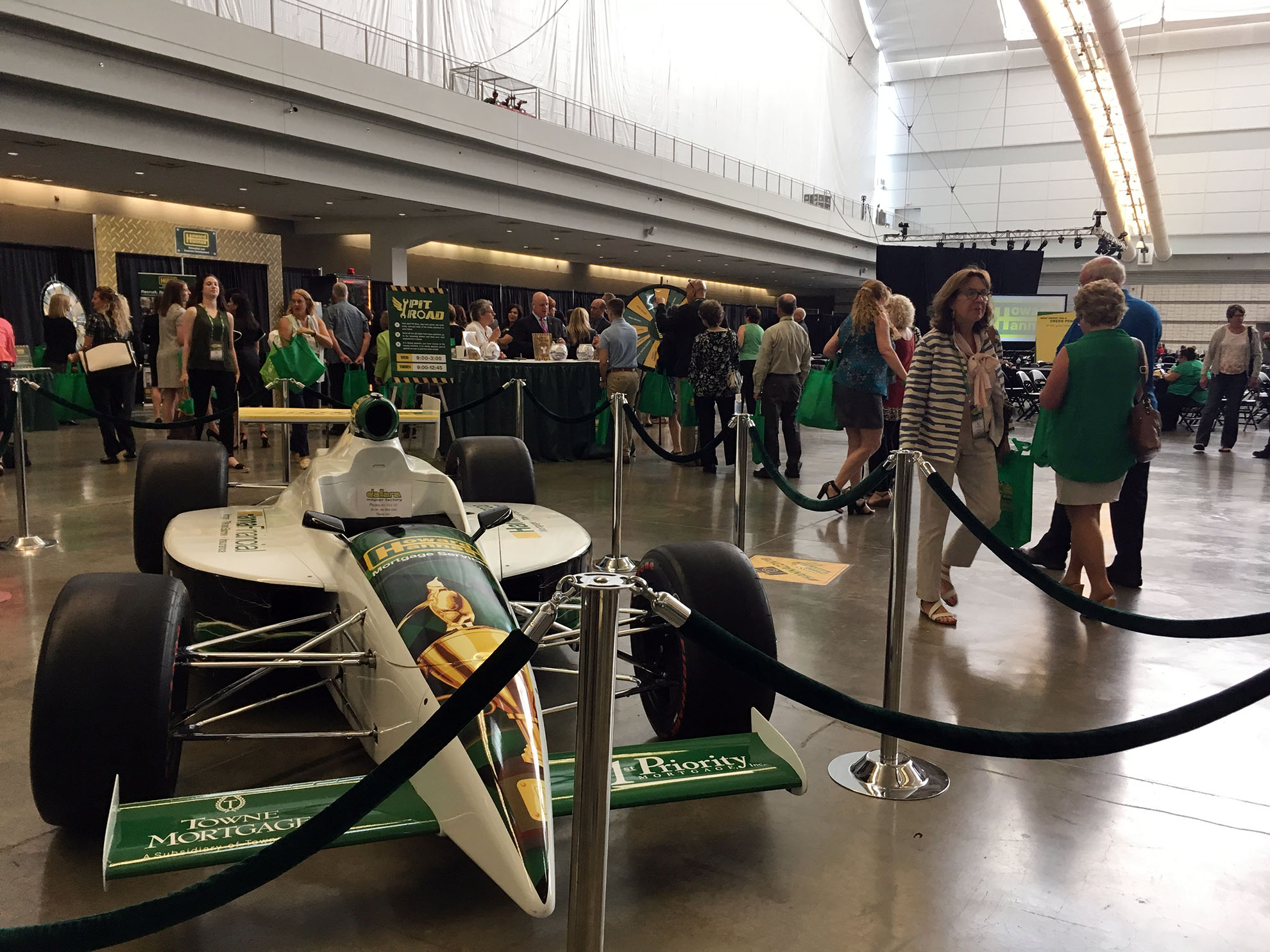 HannaFinancial Race Car Floor Display